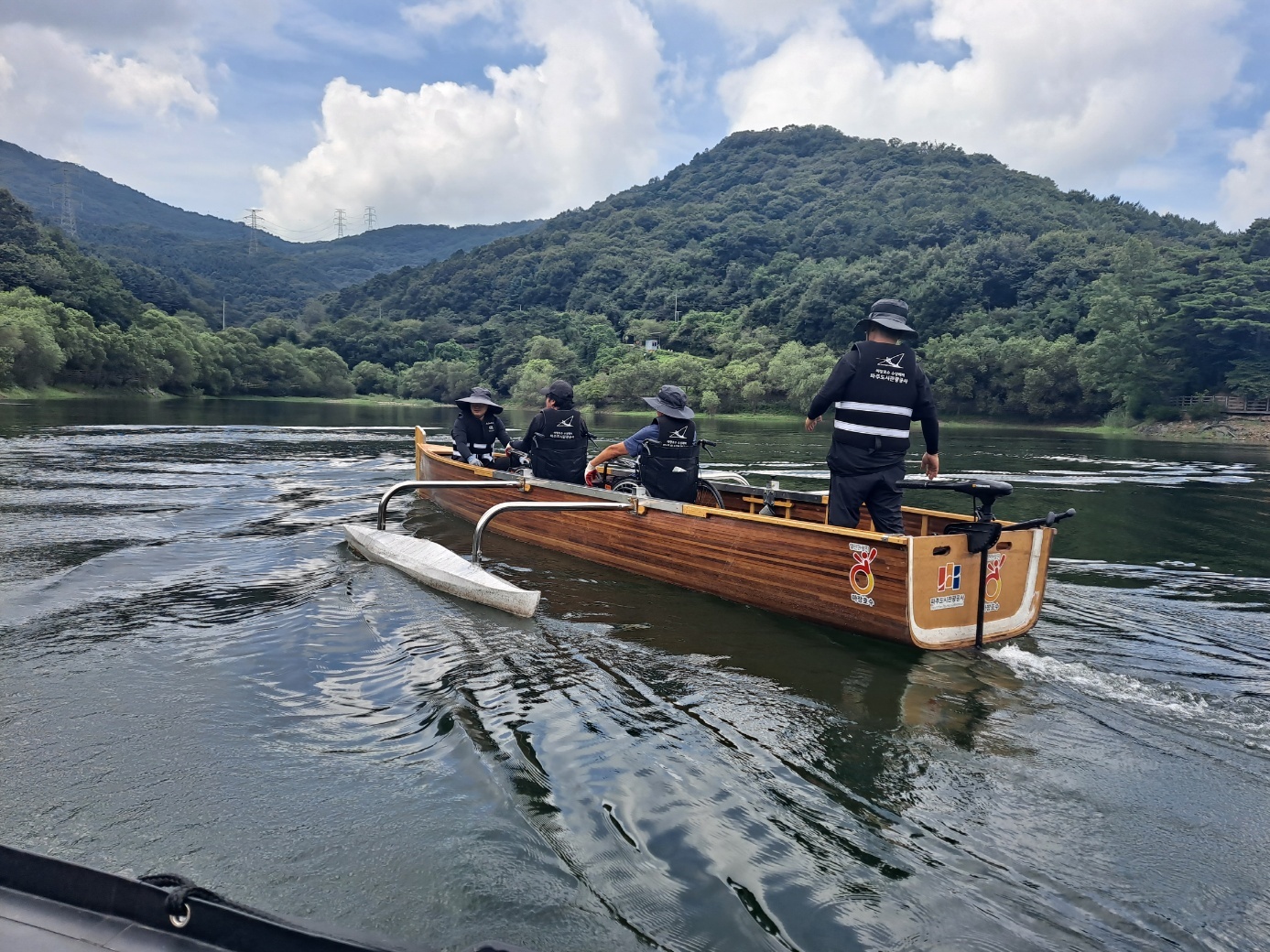 마장호수 출렁다리 사진 1