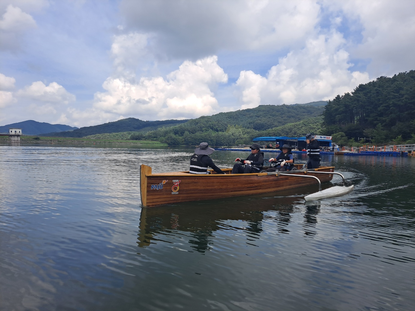 마장호수 출렁다리 사진 2