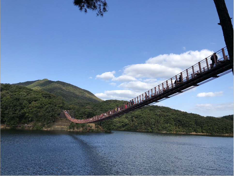 마장호수 출렁다리 사진 3