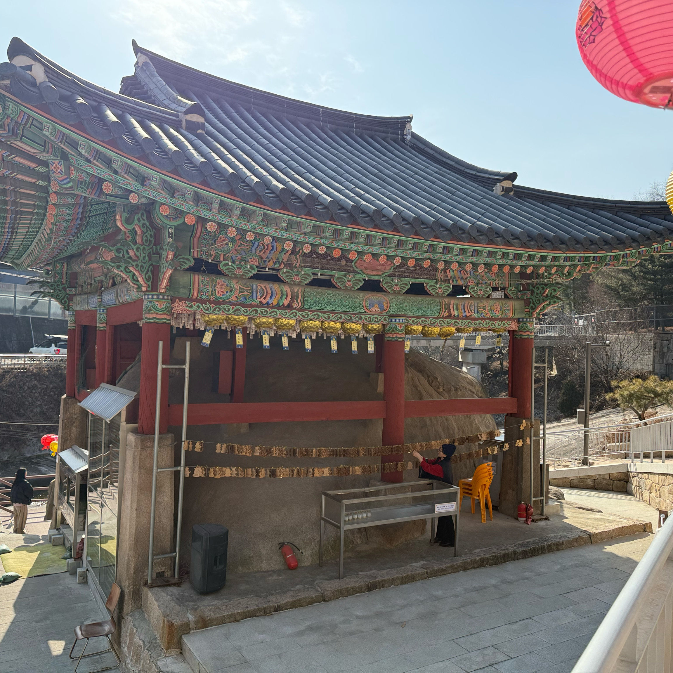 옥천암 마애보살좌상 사진 5