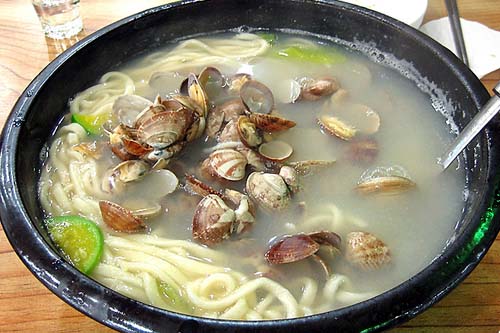 물오름바지락칼국수 사진