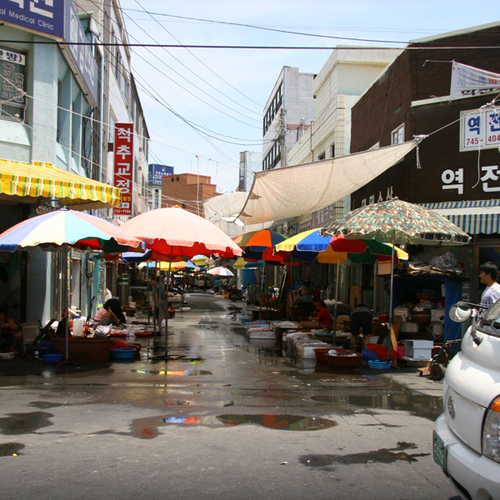 역전시장 사진
