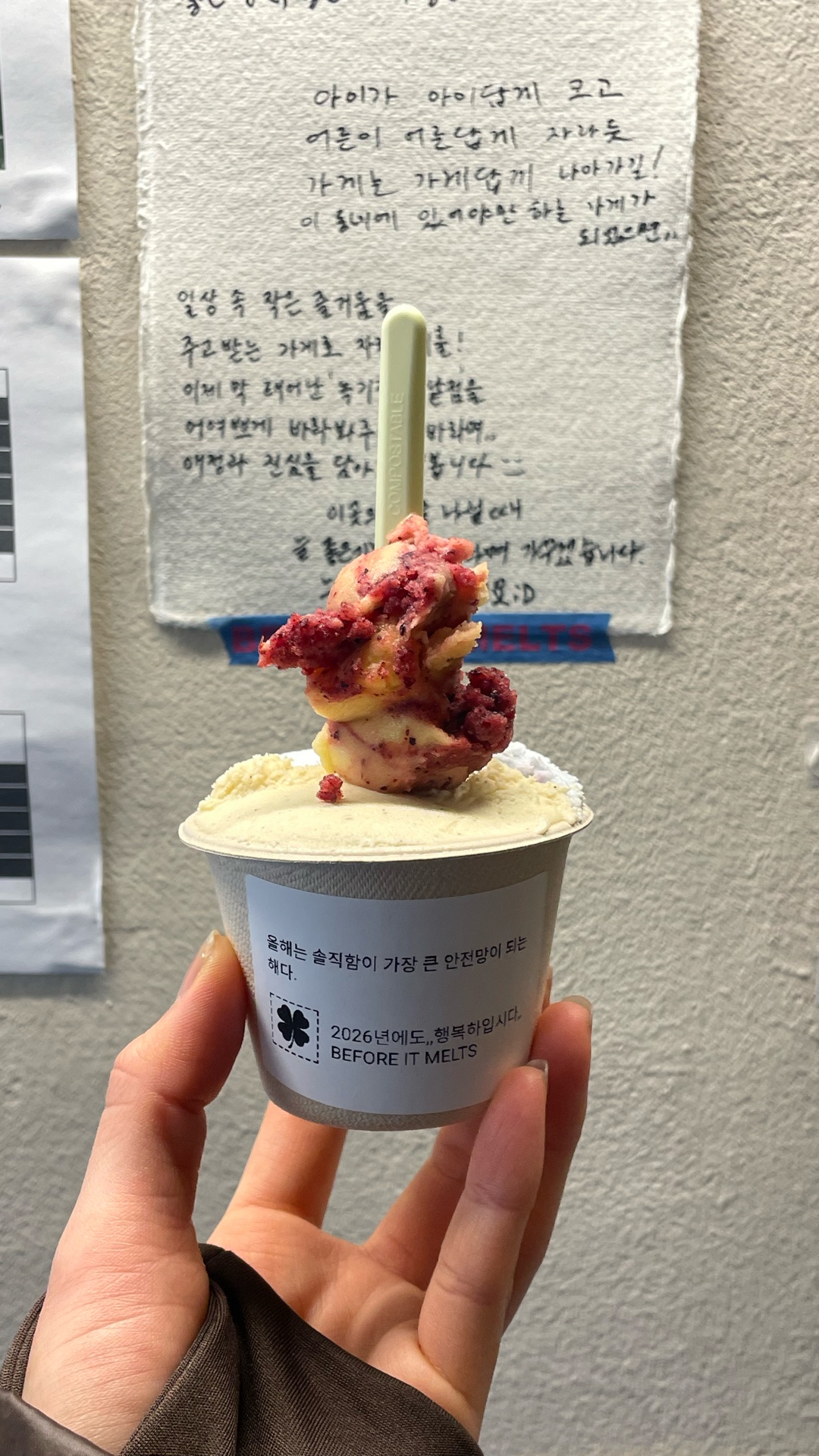 녹기 전에 낱점 사진 2