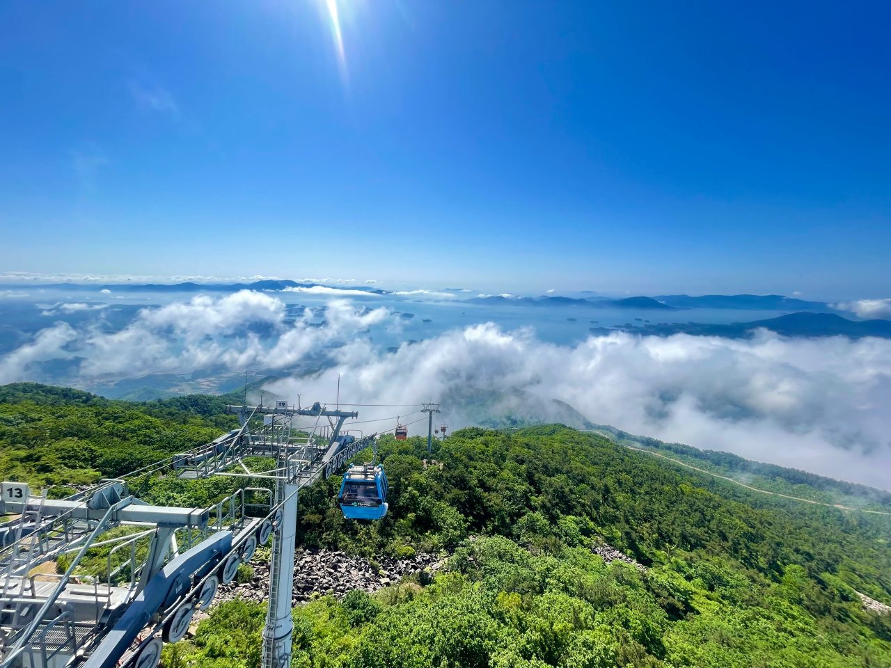 하동케이블카 사진