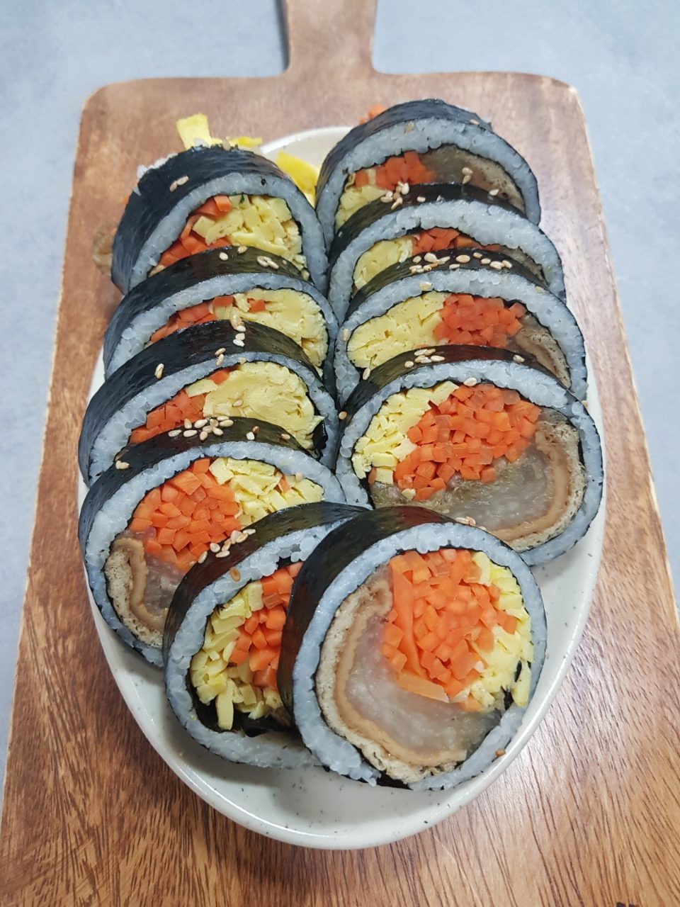 엄지척 떡볶이 꼬마김밥 사진