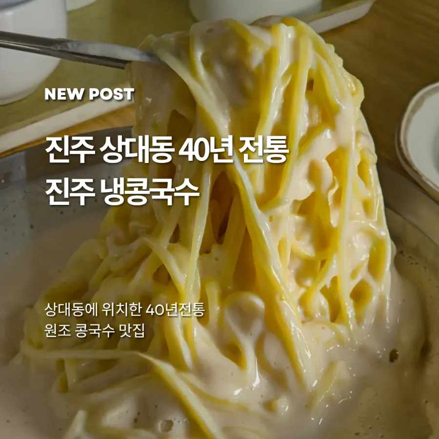 진주냉콩국수 사진 4