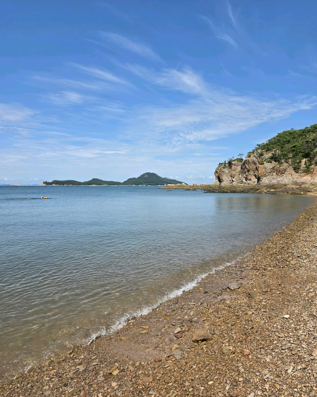 신시도몽돌해변 사진