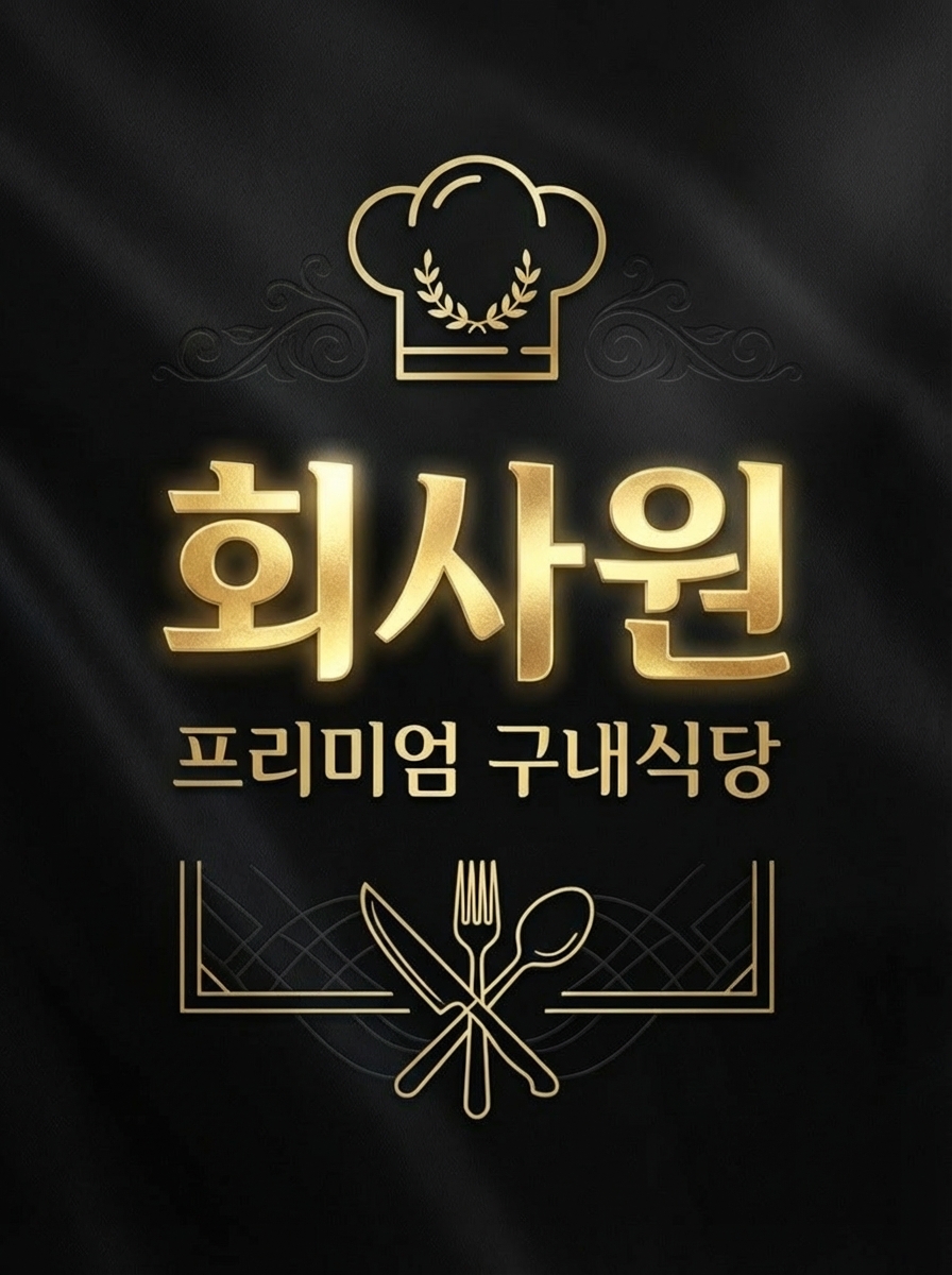 프리미엄 구내식당 회사원 사진