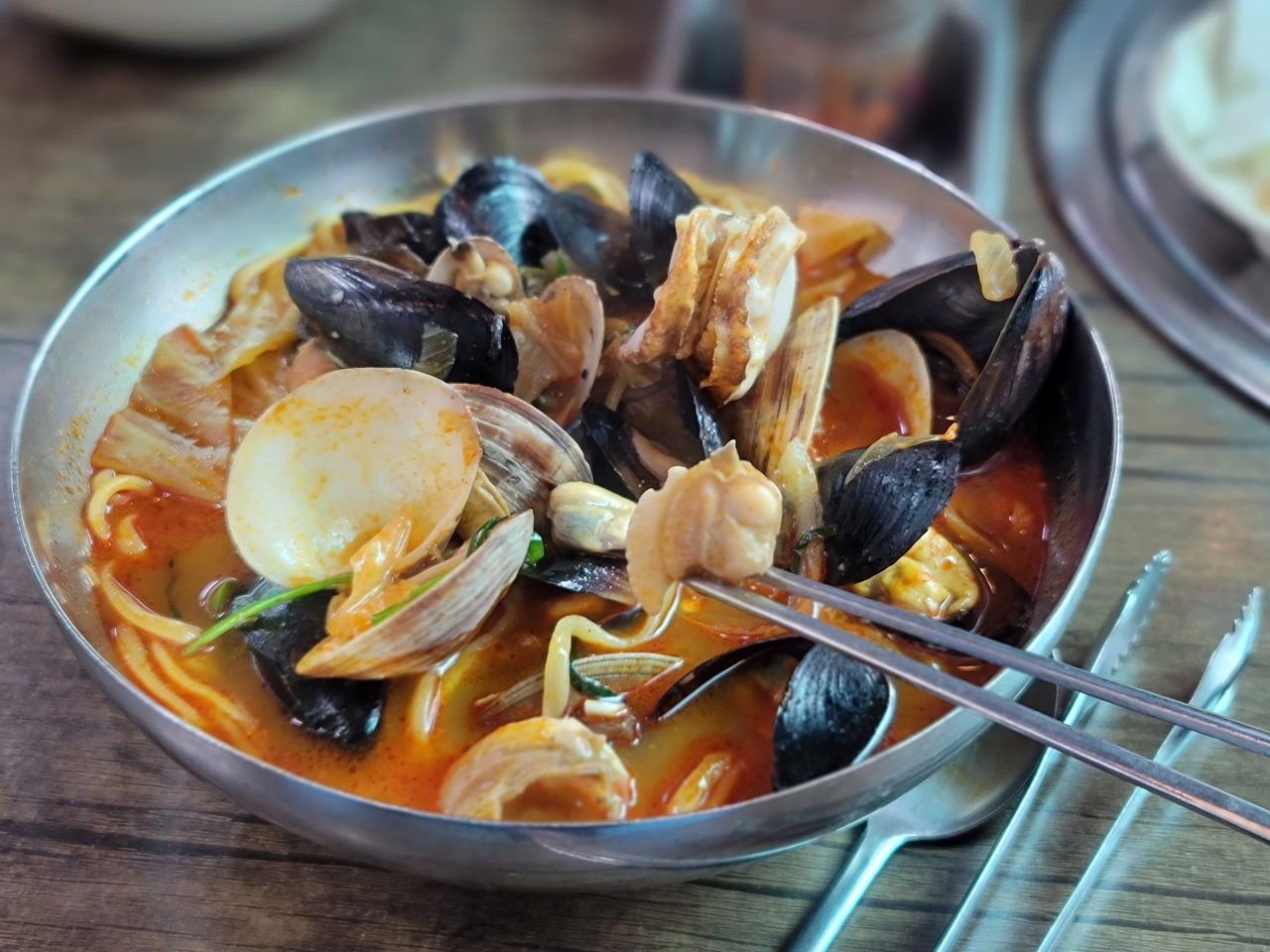 청솔밀면 사진