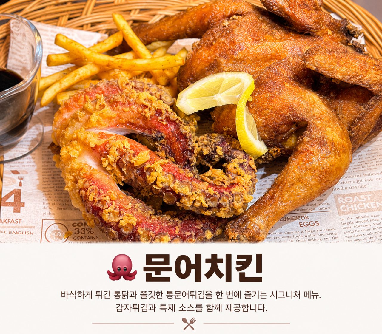 치킨과 국물닭발 사진