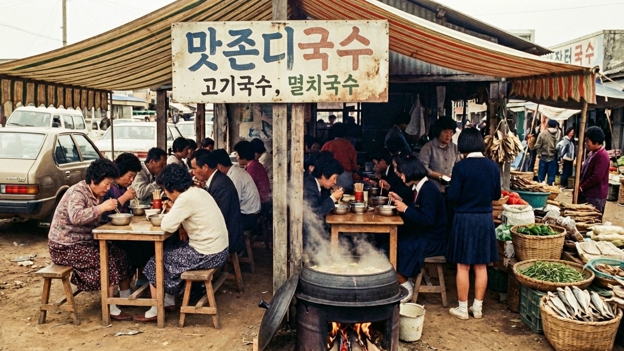 맛존디 국수 사진