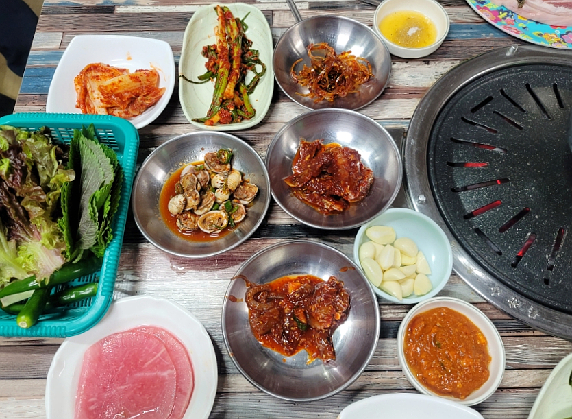 웰빙 과일통에 빠진 돼지들 사진 1